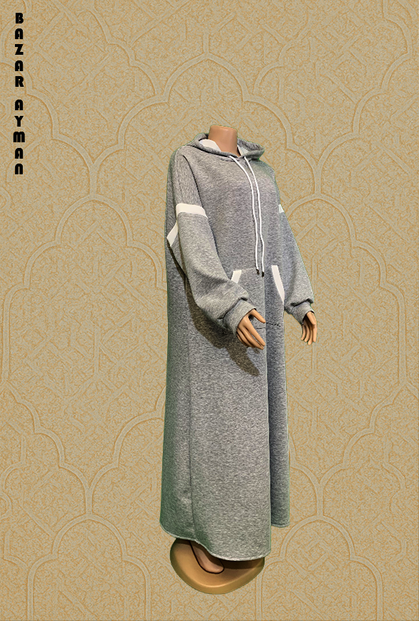 Sudadera larga con capucha – disponible en varios colores