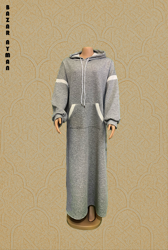 Sudadera larga con capucha – disponible en varios colores