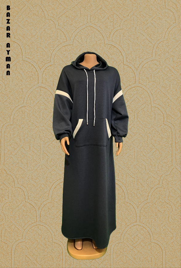 Sudadera larga con capucha – disponible en varios colores