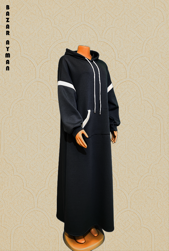 Sudadera larga con capucha – disponible en varios colores