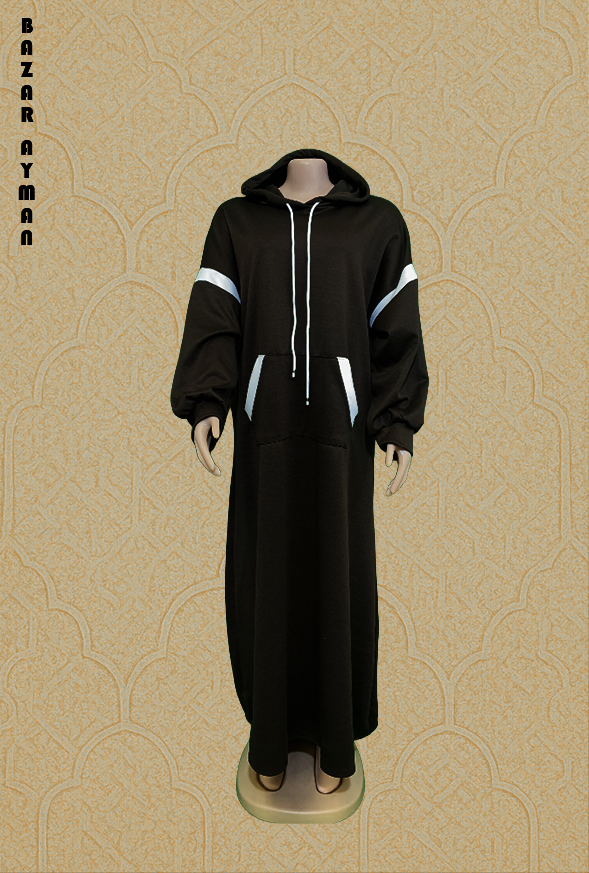 Sudadera larga con capucha – disponible en varios colores