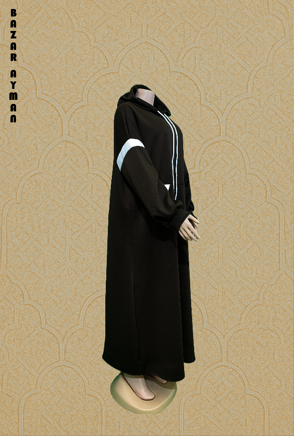 Sudadera larga con capucha – disponible en varios colores